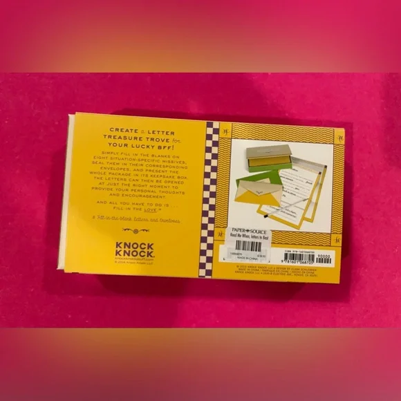 NWT Paper Source Read Me When Letter Kit for Best Friend - Picture 2 of 5